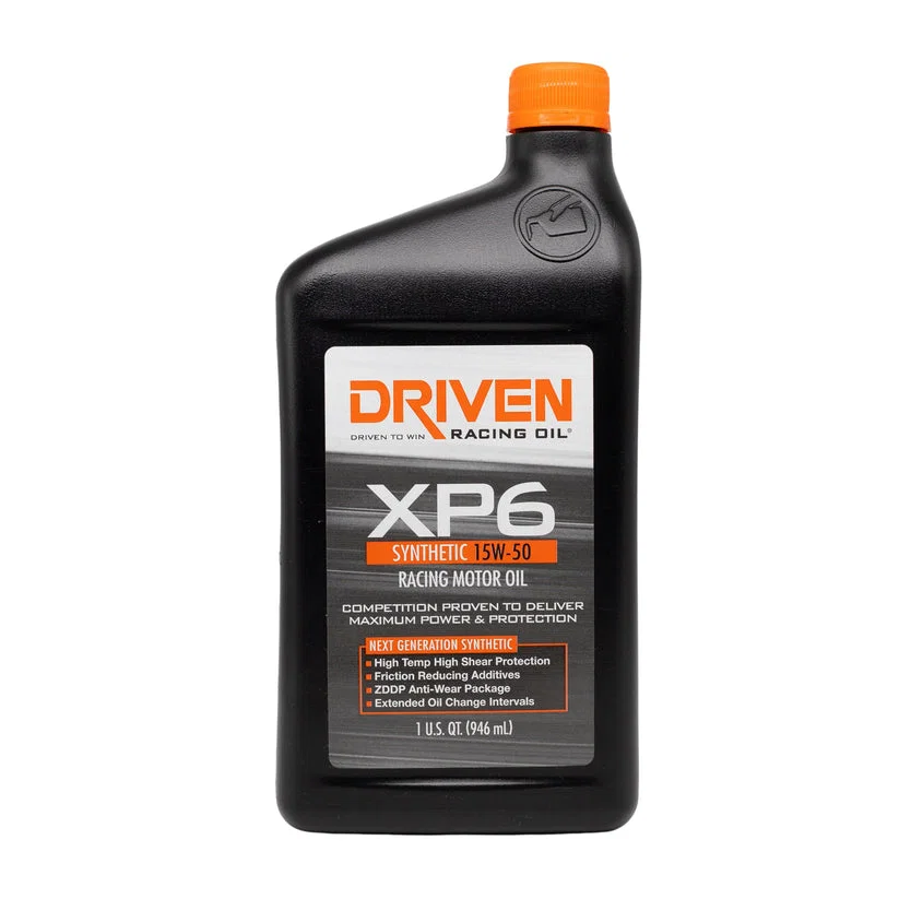 01006 – DRIVEN RACE Oil, SAE 15W-50 Synthetic 1 Quart Bottle Single